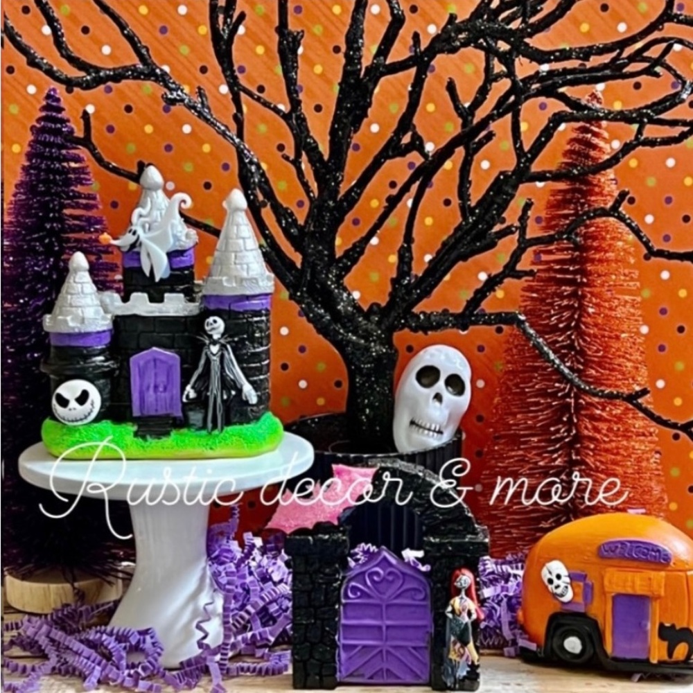 Halloween Spooky Fairy Garden Set 3-pc